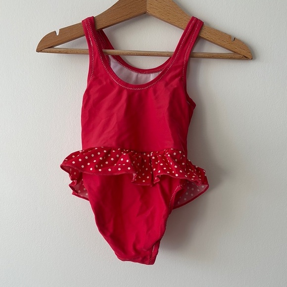 Joe Fresh Red Kids Swim One Piece - Picture 2 of 2